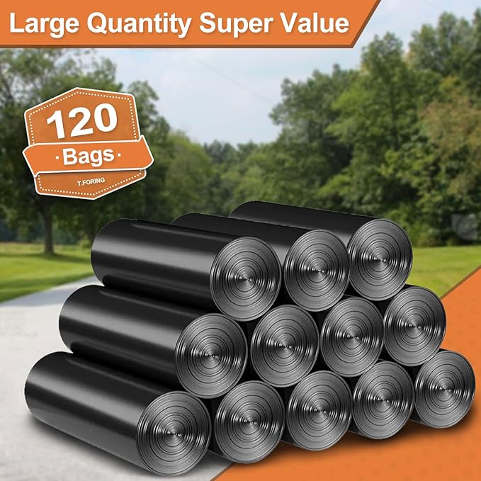 50-55 Gallon Black Trash Bags 120 Count - 40''x50'' Extra Large 50+ Gallon Garbage BagsUnscented Strong Huge Can Liners for Construction Industrial Yard Outdoor Commercial