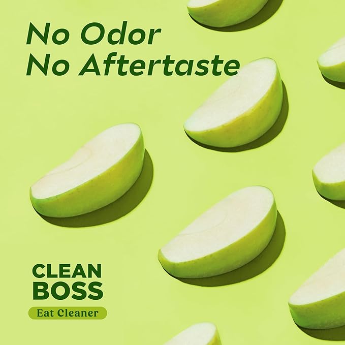 CleanBoss Eat Cleaner Triple-Action Fruit + Veggie Wash Refill - 64 oz - Removes Harmful Residue - Keeps Produce Fresh Up to 5X Longer - Vegan Gluten Free