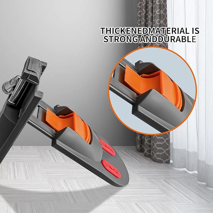 57-inch Professional Microfiber Mop Floor Cleaning Kit with 4 Washable mop Pads for Multiple Floor Surfaces. Features an Extra-Long Telescopic Handle for deep-Reach Cleaning in Hard-to-Reach Corners