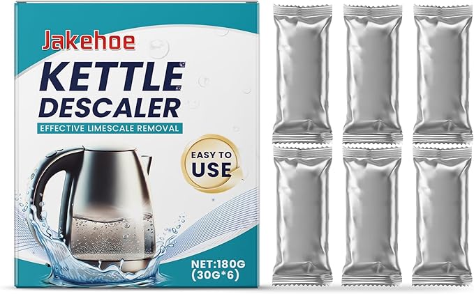 Kettle Descaler Powder - Powerful Limescale Remover For Electric Kettles Restores Shine Easy To Use Household Cleaner(2PCS)