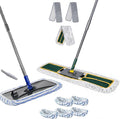 Masthome 36 Commercial Mop with 3 Microfiber Pads &amp Extra Large Microfiber Mop for Floor Cleaning with 5 Pad 1 Cleaning Scraper Included - Home &amp Office Suitable