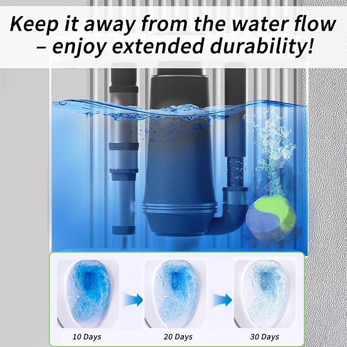 Automatic Toilet Bowl Cleaner TabletsToilet Cleaner Tablets For TankBathroom Cleaner For Tank