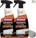 Weiman Granite and Stone Cleaner 3-in-1 Removes Grease Stains &amp Watermarks Streak-Free Formula with Stain Shield Technology Safe on Marble Quartz Tile Granite Quartzite &amp Slate