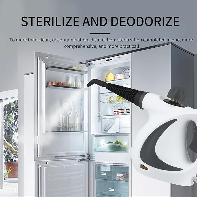 Steam CleanersHandheld Steam Cleaner For Home Steam Cleaner For Car Steam Cleaner Handheld Hand Held Cleaner Sakerplus Steam Disinfection Cleaner (grey)