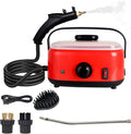 High Temperature and High Pressure Steam Cleaner Automatic Water Absorption Handheld Steam Machine for Interior Decoration Car Kitchen CarpetRed