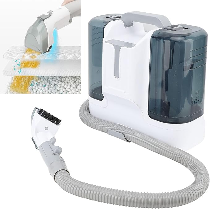 450W SpotBest Cheap Remover Carpet Cleaner Portable with Strong Suction for Sofa Curtain Blanket Cushion Deep Cleaning Machine for Home Pets Use (US Plug 110V)