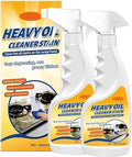 Heavy Oil Cleaner Stain Multi Purpose Cleaner for Kitchen Use Multi Surface Oil and Grease Remover for Oven Stove Range Hood Sink and Appliances (2PCS)