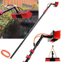 Photovoltaic Panel Cleaning Window Cleaner Kit Water/Hose Fed Pole for Cleaning Photovoltaic and Solar Panels and Other Cleaning Activities35Cmbrushhead/35Cmbrushhead/5.4M/18Ft