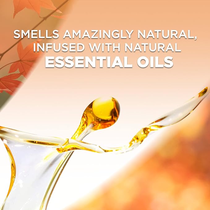 Air Wick Plug in Scented Oil 5 Refills Apple Cinnamon Medley 3.38 oz and Plug in Scented Oil 5 Refills Brown Sugar and Vanilla Fall scent Fall spray 0.67 Fl Oz (Pack of 5)