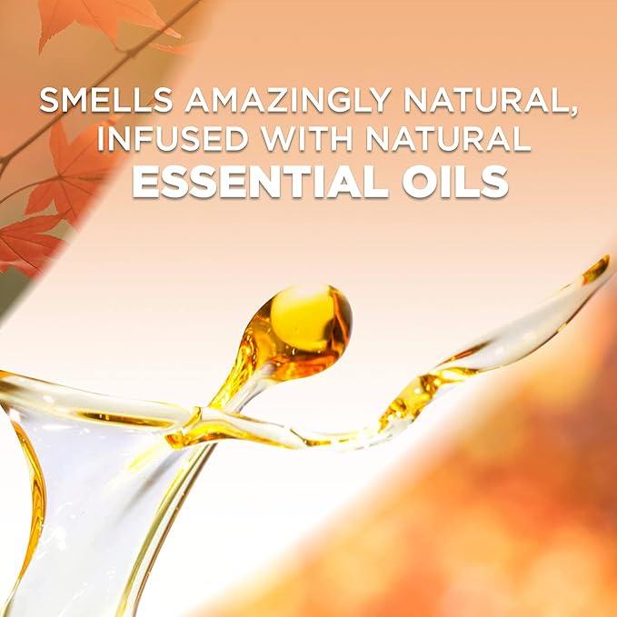 Air Wick Plug in Scented Oil 5 Refills Apple Cinnamon Medley 3.38 oz and Plug in Scented Oil 5 Refills Pumpkin Spice Fall Scent Fall Spray (5x0.67oz)