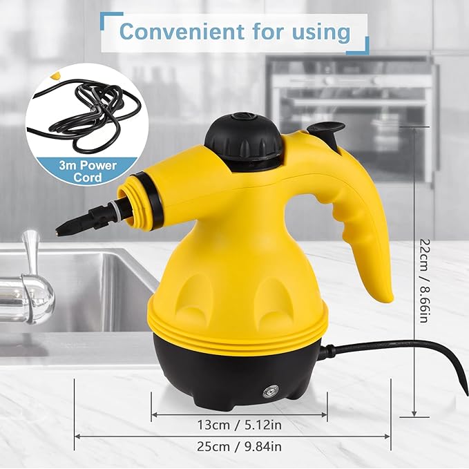 Handheld Steam Cleaner Multipurpose Steam Cleaner for Home High Temperature Pressurized Steam Cleaning Machine with 10PCS Accessory (1)