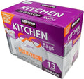 Kirkland Signature Drawstring Kitchen Trash Bags - 13 Gallon 200 Count (PacK of 3)