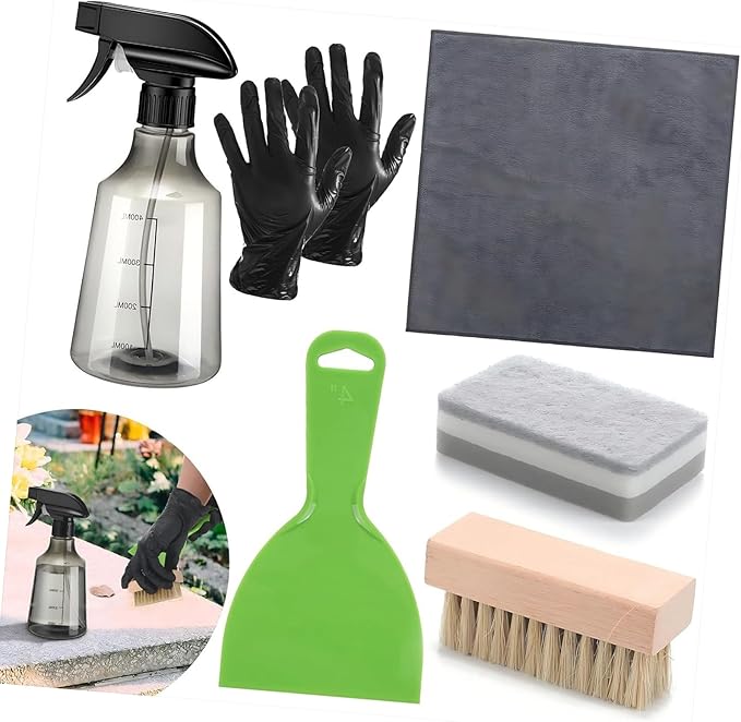 Professional Tombstone 7pcs Gentle On Surfaces Stain &amp Algae Remover Toolset Tombstone Cleaner Set Microfiber