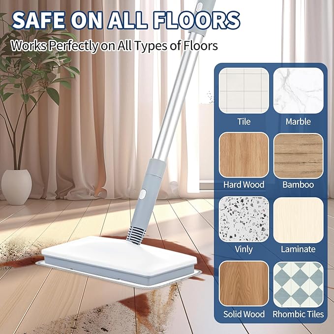 Microfiber Steam Mop Pads Compatible with FODFINU Seyola &amp FEPPO and Wotaste Steam Mop Cleaner - Washable and Reusable Replacement Mop Pads for Floor Cleaning 6 Pack