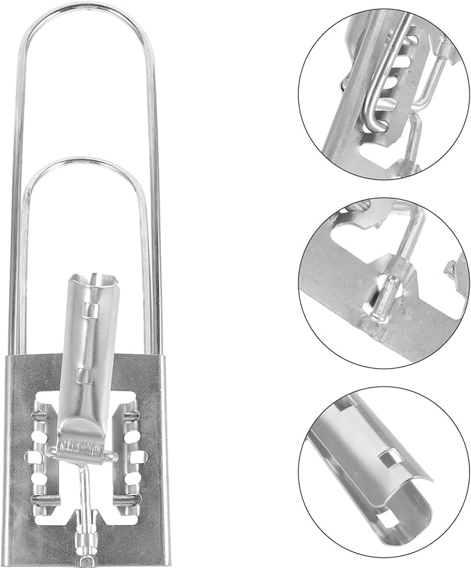 Stainless Steel Folding Mop Frame Flat Mop Support Commercial Floor Cleaning