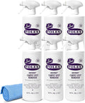 FOLEX 32 oz Instant Carpet Spot Remover Carpet Cleaner with Reusable Cleaning Cloth - Removes Pet Accidents Grease Red Wine and More (6 Pack)