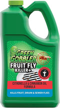 Green Gobbler Fruit Fly Goodbye Gel Drain Treatment | Killer Flies &amp Eliminator (1 Gallon)