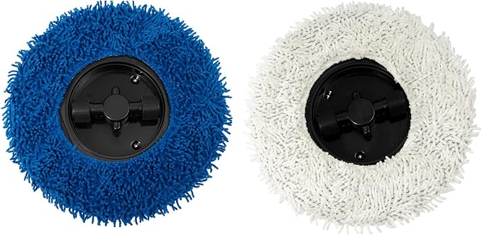 Automatic Mopping Machine Wet and Dry Dual-Purpose 360° Full-Surround Wipe with Spray Function Round Cordless Electric Mopping Machine for Dust Stains Pet Hair
