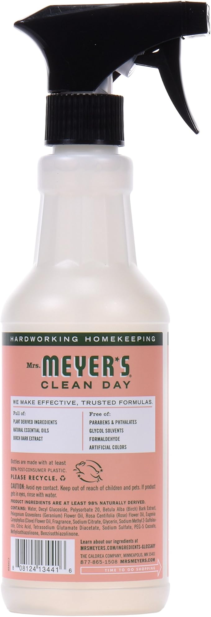 Mrs. MEYER'S Clean Day Multi-Surface Everyday Cleaner Geranium Scent (16 Fl Oz (Pack of 6))