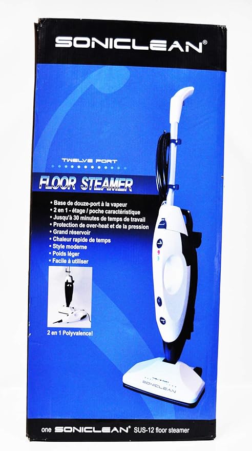Soniclean Steam Mop 12 Port with Hand Steamer SUS-12
