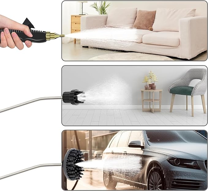2500W Steam Cleaner High Pressure Steamer for CleaningHandheld Steam Cleaner for Home UseHardwood Floor Steam Cleaner for TileKitchenUpholsteryKitchenBathroomGrout Cleaner Orange