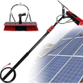 Water Fed Pole Kit Water Fed Pole Kit 12-39 Feet Water Fed Cleaning Brush with Squeegee &amp Telescopic Brush Window Cleaner &amp Solar Panel Cleaning System Washing Kit for High Wind