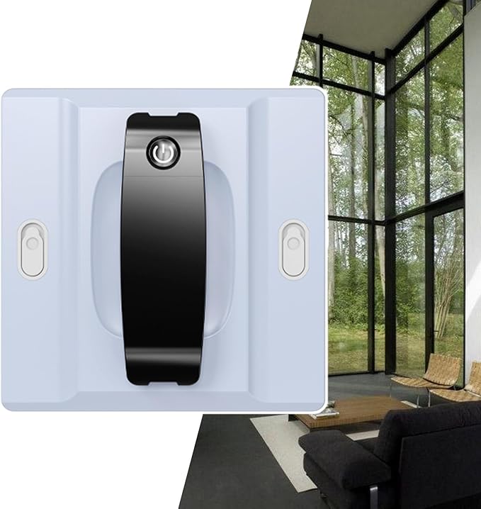Wet Rub Window Cleaning MachineFour-Way Four-Nozzle Atomizing Water Spray5600Pa Window Cleaner Robotfor Most Glass MaterialsWhite