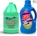 SOILOVE 1 Gallon Laundry Stain Remover &amp Ajax 134oz Mountain Air Laundry Detergent – Ultimate Stain-Fighting &amp Freshness Duo for Tough Stains &amp Clean Clothes