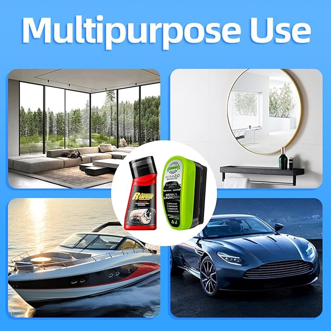 Window Fog SprayDeep Cleaning Long Lasting All Weather Mirrors Care - Coating Agent Car Glass Cleaner | for Lens Window Shower Door Marine Vehicles Windshield