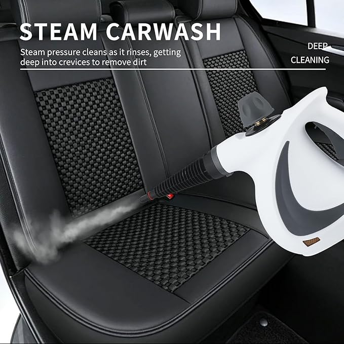 Handheld steam cleaner handheld steamer -135 ° C high temperature and high pressure 9-piece set of accessories suitable for whole house/kitchen/car/clothing sterilization and cleaning