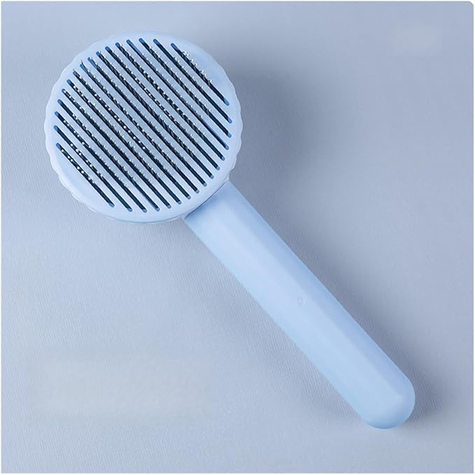 Cat Dogs Pet Hair Remover Pet Comb Pet Grooming Hair Floating Removes Comb Short Massager Goods for Cats Dog Cleaning Brush(E)