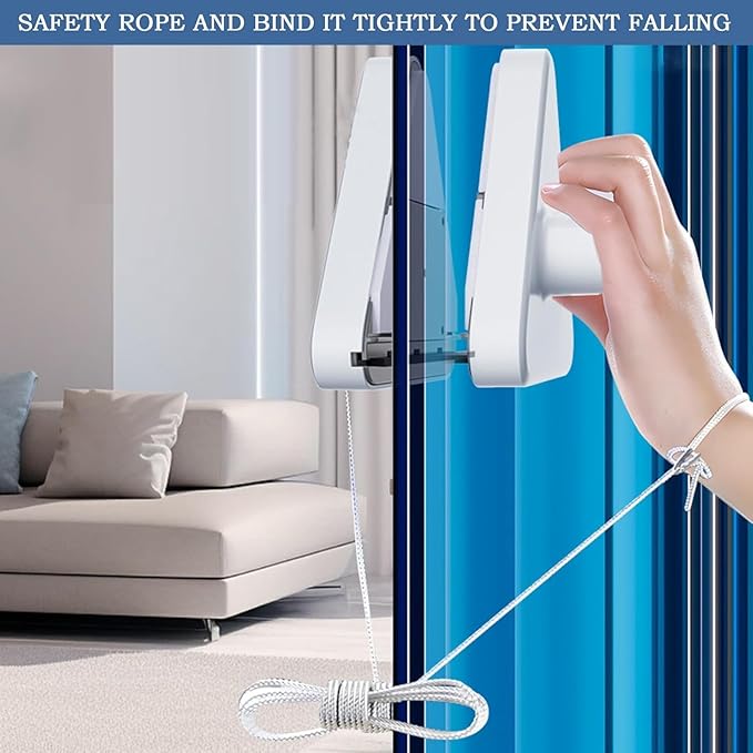 Magnetic Window Cleaner ToolWindshield Cleaner Tool MagneticDouble-Sided Cleaner Glass Tool High Rise and CarMagnetic Windshield Cleaner for High Rise Car Glazed