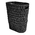 5 Gallon Wicker Trash CanBlack Bathroom Trash CanWicker Trash Basket with HandlesHandwoven Small Waste Basket for BathroomBedroomKitchenOffice20 Liters
