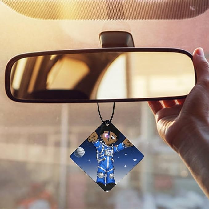 5PCS Car Air Freshener Hanging Personalized Double Sided Star Pointer Car Fresheners Long Lasting New Cars Scents Cute Automotive Freshies for Closets Drawers (tea)