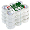 HERKKA Clear Packing Tape 24 Rolls Heavy Duty Packaging Tape for Shipping Packaging Moving Sealing Thicker Clear Packing Tape 2 inches Wide 65 Yards Per Roll 1560 Total Yards