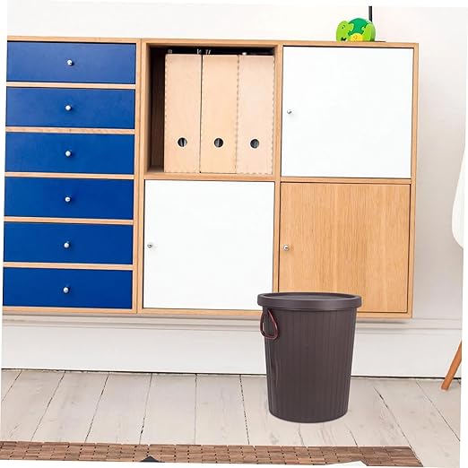 PRETYZOOM Tea Trash Can Office Garbage Can Trash Bin with Lid Compost Pail Small Waste Basket Countertop Compost Bin Waste Basket Bathroom Garbage Bathroom Trashcan with Lid Pp Coffee
