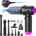 Cordless Vacuum Cleaner - 22000PA Handheld Car Vacuum 4-in-1 Portable Mini Air Duster Rechargeable 3-Speed Small Powerful Gadgets &amp Gifts for Home Office Mattress Carpet Pet (Black)