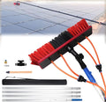 Water Fed Pole Kit Solar Panel Cleaning Tool Outdoor Window Cleaner Window Glass Window Cleaning Poles Water Fed Brush Spray Washer34Ft/10.5M/34Ft/10.5M