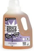Molly's Suds Liquid Laundry Detergent | Clean Laundry Detergent Soap for Sensitive Skin | 2x Concentrated High Efficiency (HE) | Lavender - 100 Loads