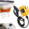 Handheld High Temperature Cleaner2600W High Temperature Portable Steamer for CleaningTankless and Heavy Duty Commercial Home Grout Tile Kitchen Bathroom Cart (110V/220V)Black-110V
