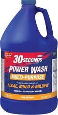 30 SECONDS Pressure Washer Concentrated Cleaner – Power Cleans Stains from Algae Mold &amp Mildew Dirt Grime – Makes up to 20 Gallons