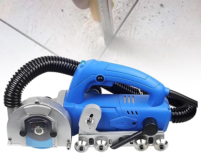 1200W Electric Grout Removal Tool - 9000RPM Tile Grout Remover Machine Portable Self-Vacuuming Ideal for Floor DIY Projects Efficient Tile Seam Cleaning &amp Regrouting