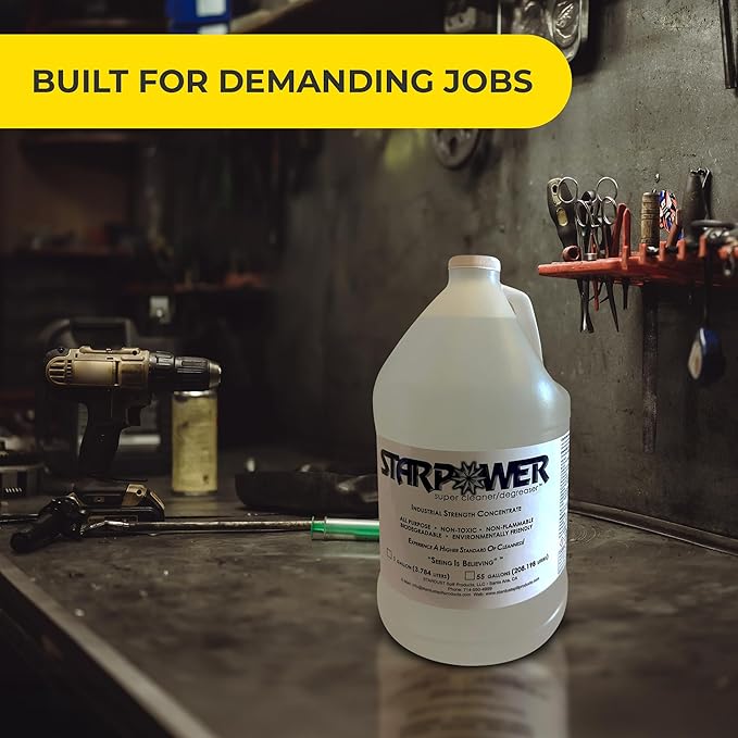 Concentrate - Heavy Duty Multi Surface Grease Oil Grime Remover 1 Gallon