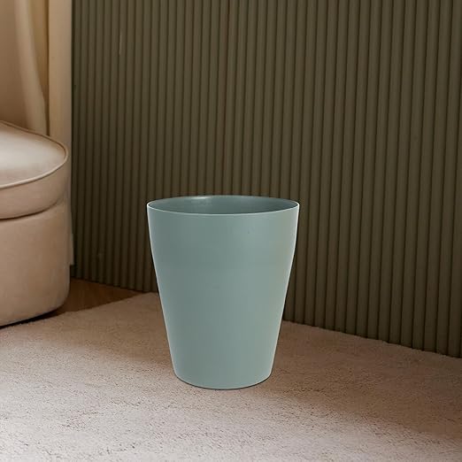 3pcs Nordic Style Plastic Trash Can Open Top Reusable Wastebasket for Bedroom Bathroom Office Small Capacity Minimalist Design PP Material