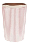 Decorative Things Bathroom Trashcan Small Garbage Can 11.75 Bath Decor Girls Bedroom Baby Nursery Powder Room Plastic Waste Basket Trash Bin and Removable Washable Pink Cover
