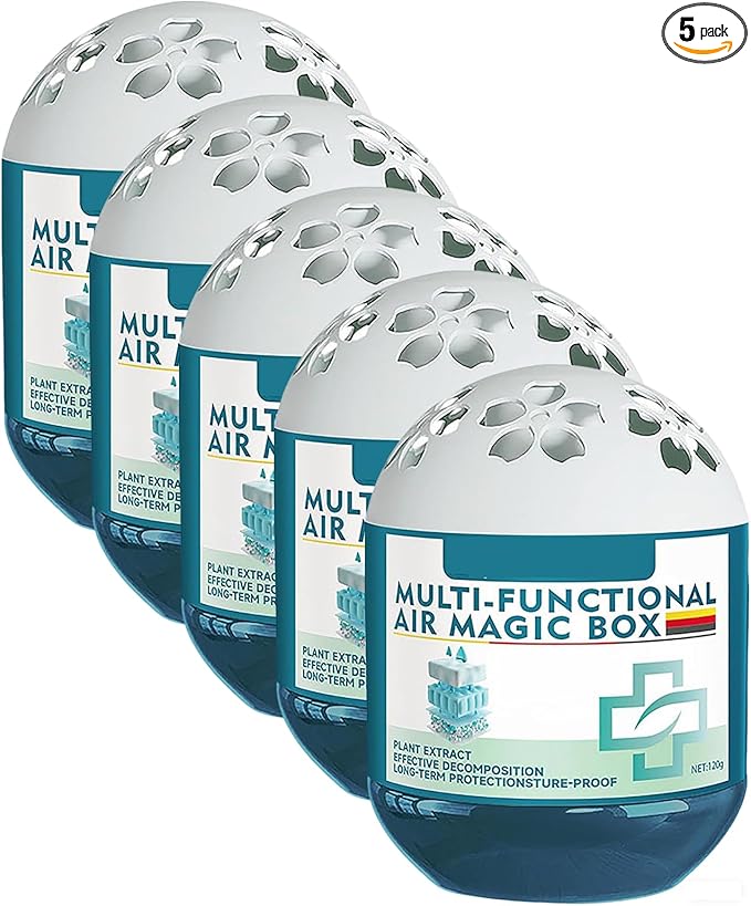 Indoor Air Purification Dust Removal Magic Box Multi-functional Air Magic Box Cleaner Fragrance Long-Lasting Air Freshener for Continuously Purifying the Air Plant-Based Formula (5)