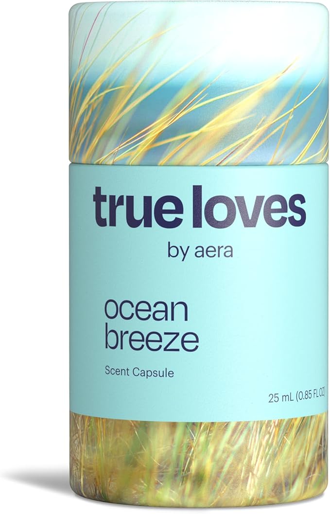 Aera True Loves Ocean Breeze - Deodorizing Home Fragrance Scent Refill for Pet Odor - Notes of Sea Air - 25mL - For Use With Aera Diffuser (Sold Separately)