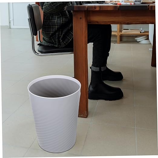 Unomor Large Garbage Can Open Top Wastebasket for Bathroom Office and Bedroom Versatile Trash Container for Home Use Stylish and Easy to Bin