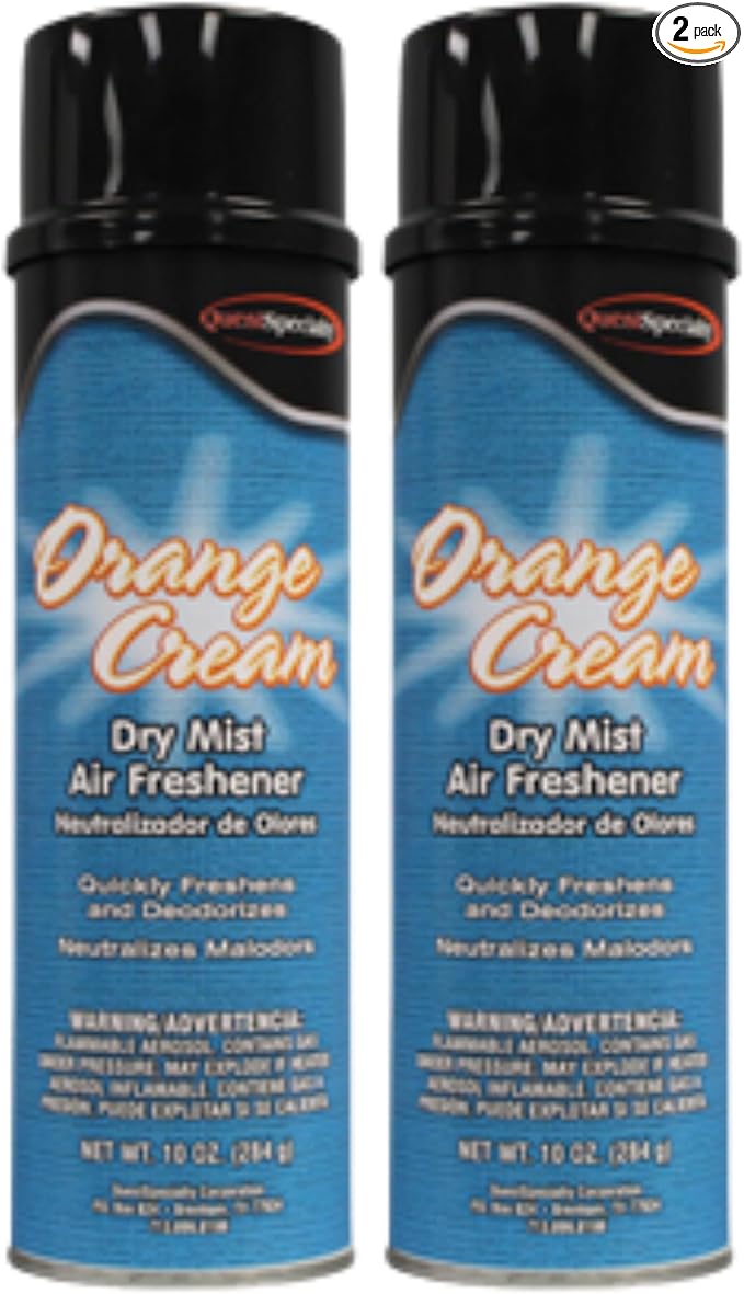 Quest 3380 ORANGE CREAM Dry Air Freshener (2 Pack)