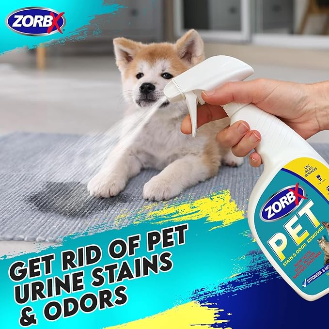 ZORBX Rapid Acting Odor Remover Bundle – Includes Multipurpose Odor Remover Value Pack (2Oz +16Oz +32Oz) &amp Dual Action Pet Stain Remover &amp Odor Eliminator Spray (24 Oz)